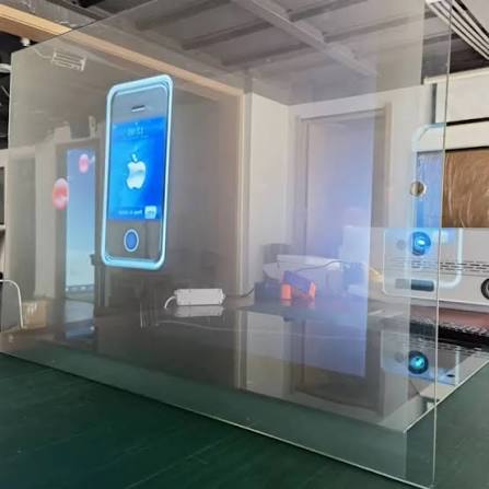 Holographic Projection Film for Shop Window Advertising - 50x150cm