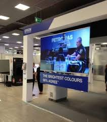 Holographic Projection Film for Shop Window Advertising - 50x150cm