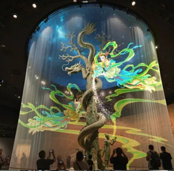 3D Holographic Projection Fabric 2x3m